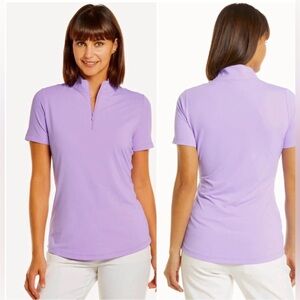 IBKUL Icefil Icikuls Sun Shirt Golf Zip Top
